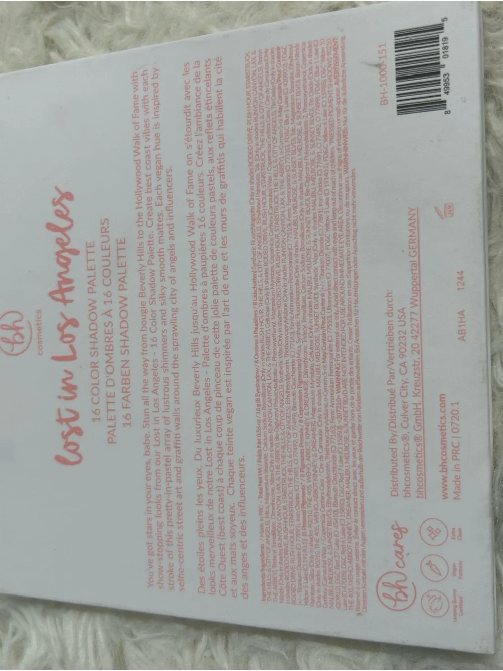 bh Cosmetics Lost in Los Angeles Eyeshadow Palette - Multi